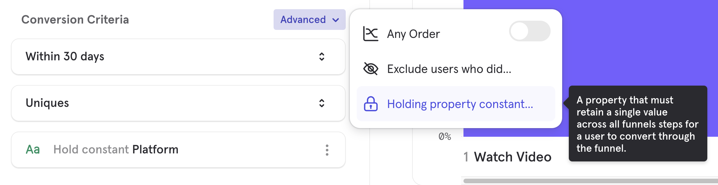 Funnels: Measure conversions through a series of events - Mixpanel Docs